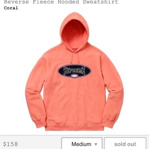 ❌⭕️SOLD⭕️❌ Reverse fleece hooded sweatshirt